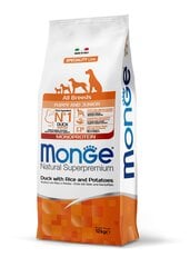 Monge Dry Dog Special Line Mono visų veislių šuniukams su antiena, ryžiais ir bulvėmis, 12 kg kaina ir informacija | Sausas maistas šunims | pigu.lt