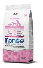 Monge Dry Dog Special Line Mono visų veislių šuniukams kiauliena, ryžiais ir bulvėmis, 2,5 kg kaina ir informacija | Sausas maistas šunims | pigu.lt