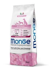 Monge Dry Dog Special Line Mono visų veislių šuniukams kiauliena, ryžiais ir bulvėmis, 12 kg kaina ir informacija | Sausas maistas šunims | pigu.lt