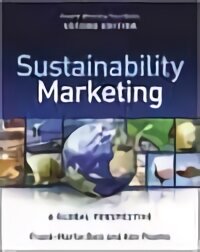 Sustainability Marketing: A Global Perspective 2nd edition kaina ir informacija | Ekonomikos knygos | pigu.lt