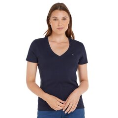 Tommy Hilfiger marškinėliai moterims, juodi цена и информация | Женские футболки | pigu.lt