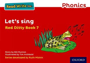 Read Write Inc. Phonics: Red Ditty Book 7 Let's Sing kaina ir informacija | Knygos paaugliams ir jaunimui | pigu.lt