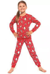 Pižama vaikams Cornette KD, raudona kaina ir informacija | Pižamos, chalatai mergaitėms | pigu.lt