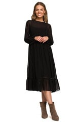 Suknelė moterims S319, juoda kaina ir informacija | Suknelės | pigu.lt