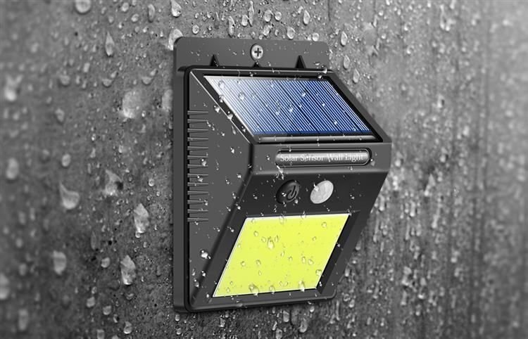 Sieninė lauko lempa Solarne su saulės baterija, juoda цена и информация | Lauko šviestuvai | pigu.lt