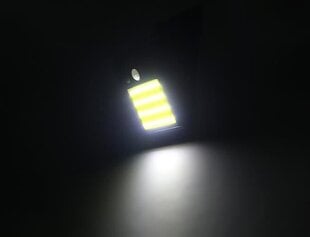 Sieninė lauko lempa Solarne su saulės baterija, juoda kaina ir informacija | Lauko šviestuvai | pigu.lt