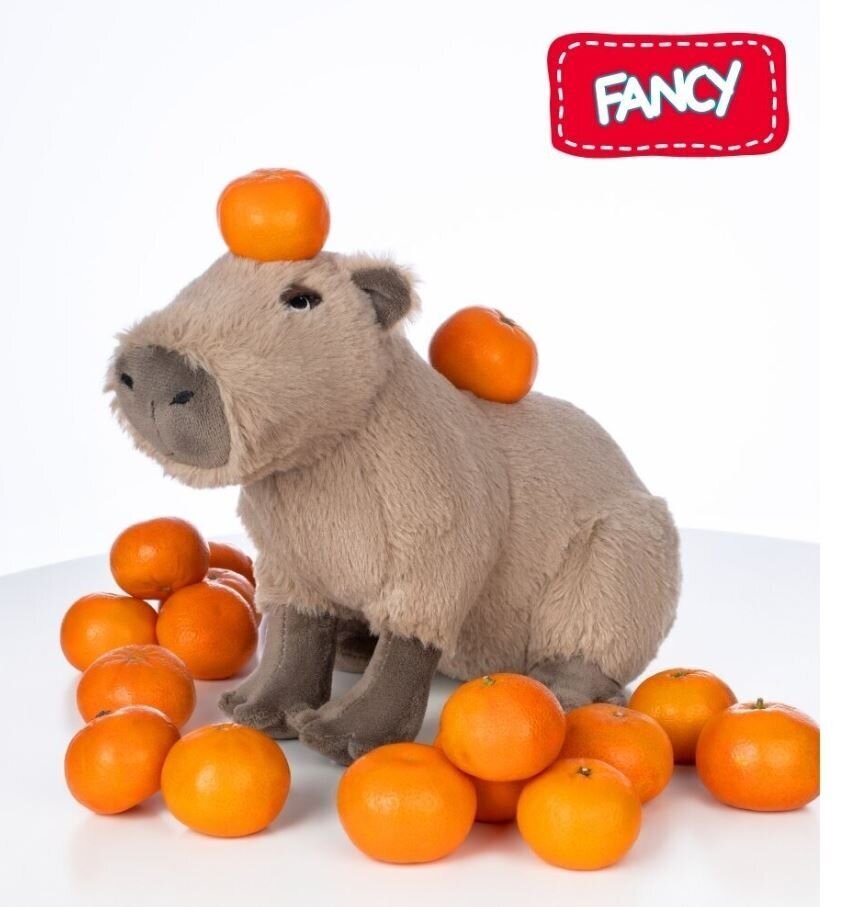 Minkštas pliušinis žaislas Kapibara Fancy, 34 cm kaina ir informacija | Minkšti (pliušiniai) žaislai | pigu.lt