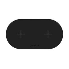 Dual wireless charger Cygnett 20W (black) цена и информация | Зарядные устройства для телефонов | pigu.lt