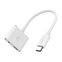 Cygnett Cygnett Essential USB-C на мини-разъем 3,5 мм и аудиоадаптер USB-C (белый) цена и информация | Адаптеры, USB-разветвители | pigu.lt