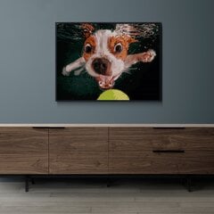 Картина по номерам "Щенок и мяч" Oh Art! 40x50 см цена и информация | Живопись по номерам | pigu.lt