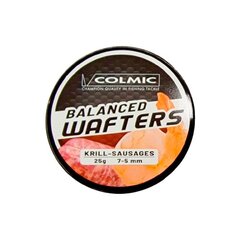 Wafters Colmic KRILL/SAUSAGES 7X5mm -RED 2 цена и информация | Прикормки | pigu.lt