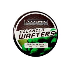 Wafters Colmic BETAINE 10X7mm – GREEN 25g цена и информация | Прикормки | pigu.lt