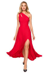 M718 Платье с вырезом декольте - красное цена и информация | Платья | pigu.lt
