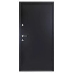 vidaXL Priekinės durys antracito spalvos 90x200cm 3190537 цена и информация | Двери со стеклом LIRA, дуб сицилия, ЭКО шпон | pigu.lt