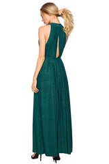 M721 Платье с бретелью через шею - изумрудно-зеленый цена и информация | Платья | pigu.lt