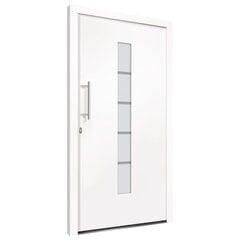 vidaXL Priekinės durys baltos spalvos 110x210cm 3056811 kaina ir informacija | Vidaus durys | pigu.lt