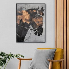 Картина по номерам "Мрачная лошадь" Oh Art! 40x50 см цена и информация | Живопись по номерам | pigu.lt