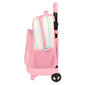 Mokyklinė kuprinė su ratukais BlackFit8 Globitos, rožinė kaina ir informacija | Kuprinės mokyklai, sportiniai maišeliai | pigu.lt