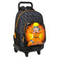 Mokyklinė kuprinė su ratukais Naruto, juoda/oranžinė kaina ir informacija | Kuprinės mokyklai, sportiniai maišeliai | pigu.lt