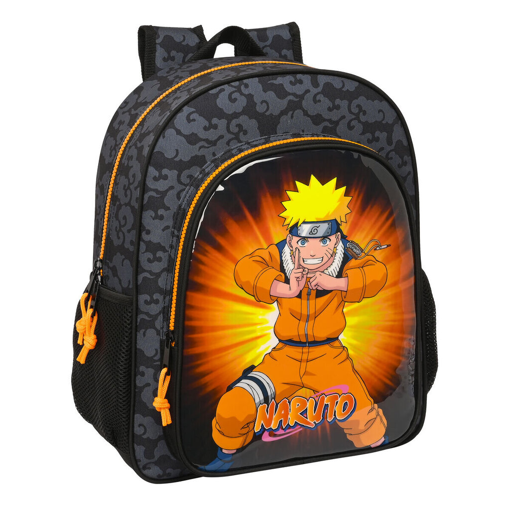Mokyklinė kuprinė Safta Naruto, juoda/oranžinė цена и информация | Kuprinės mokyklai, sportiniai maišeliai | pigu.lt