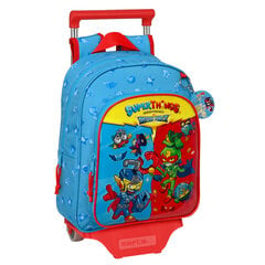 Mokyklinė kuprinė su ratukais SuperThings Rescue force, mėlyna цена и информация | Школьные рюкзаки, спортивные сумки | pigu.lt