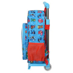 Mokyklinė kuprinė su ratukais Safta PJ Masks, mėlyna kaina ir informacija | Kuprinės mokyklai, sportiniai maišeliai | pigu.lt
