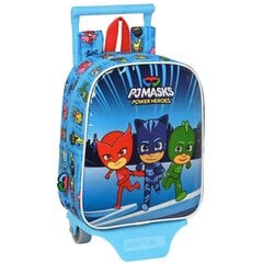 Mokyklinė kuprinė su ratukais Safta PJ Masks, mėlyna kaina ir informacija | Kuprinės mokyklai, sportiniai maišeliai | pigu.lt