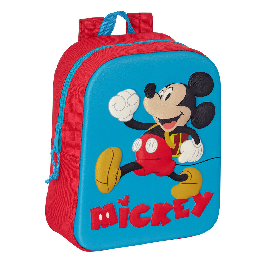 Mokyklinė kuprinė Safta Mickey Mouse Clubhouse 3D, raudona/mėlyna kaina ir informacija | Kuprinės mokyklai, sportiniai maišeliai | pigu.lt