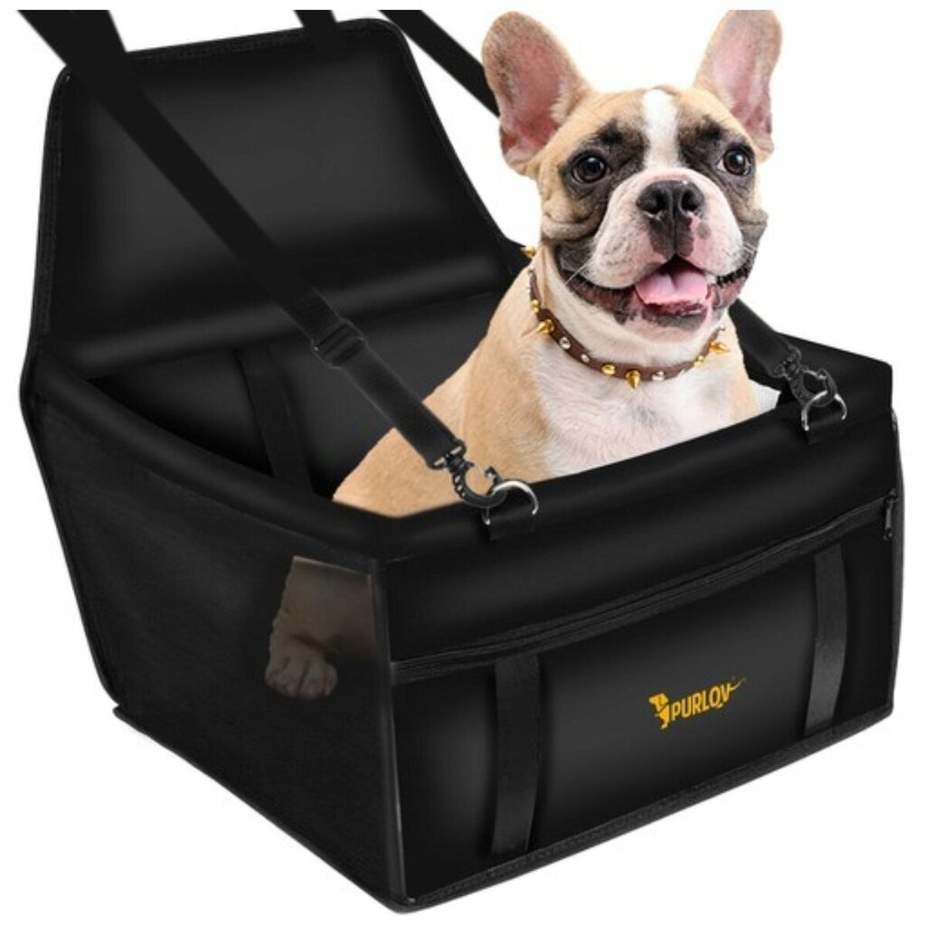 Šunų kėdutė automobiliui, 40x40x32 cm kaina ir informacija | Transportavimo narvai, krepšiai | pigu.lt
