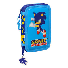 Penalas su priedais Sonic Speed, 12.5x19.5x4 cm, mėlynas kaina ir informacija | Penalai | pigu.lt