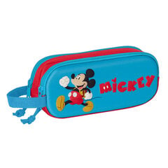 Dvigubas penalas Mickey Mouse Clubhouse, mėlynas цена и информация | Канцелярские товары | pigu.lt