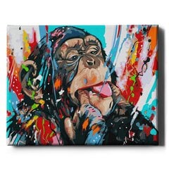 Tapyba pagal skaičius Juokinga beždžionė Oh Art!, 40x50 cm kaina ir informacija | Tapyba pagal skaičius | pigu.lt