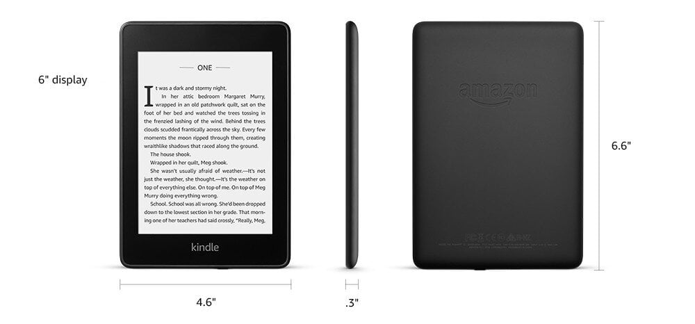 Amazon Kindle Paperwhite 4 Generation 10 kaina ir informacija | Elektroninių knygų skaityklės | pigu.lt