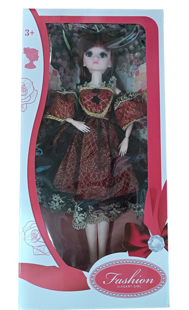 Elegantiška lėlė 54 cm kaina ir informacija | Žaislai mergaitėms | pigu.lt