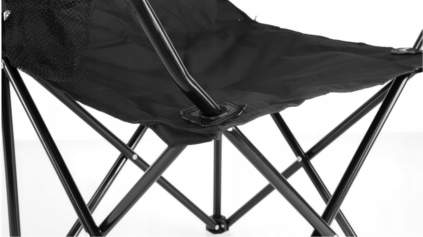 Sulankstoma kėdė Enero, juoda kaina ir informacija | Turistiniai baldai | pigu.lt