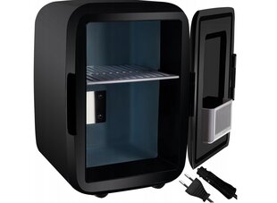 Turistinis šaldytuvas Ruhhy 2in1 12V 4l, juodas kaina ir informacija | Šaltkrepšiai, šaltdėžės ir šaldymo elementai | pigu.lt