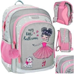 Mokyklinė kuprinė Starpak, rožinė balerina цена и информация | Школьные рюкзаки, спортивные сумки | pigu.lt