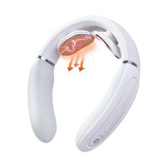 SKG 4356E neck massager with electrostimulation and compress - white цена и информация | Массажеры | pigu.lt