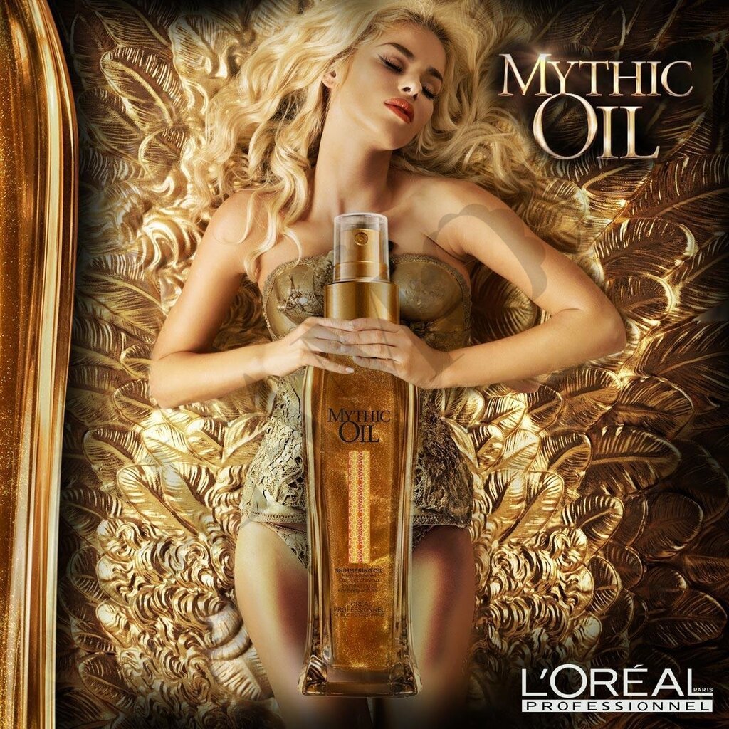 Žvilgesio suteikiantis plaukų aliejus L'Oreal Professionnel Mythic Oil Shimmering Oil 100 ml цена и информация | Priemonės plaukų stiprinimui | pigu.lt