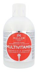 Šampūnas sausiems plaukams su ženšenio ekstraktu ir avokadų aliejumi Kallos Multivitamin Energising 1000 ml kaina ir informacija | Šampūnai | pigu.lt