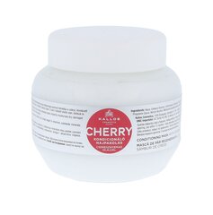 Drėkinanti plaukų kaukė su vyšnių sėklių ekstraktu Kallos Cherry, 275 ml kaina ir informacija | Priemonės plaukų stiprinimui | pigu.lt