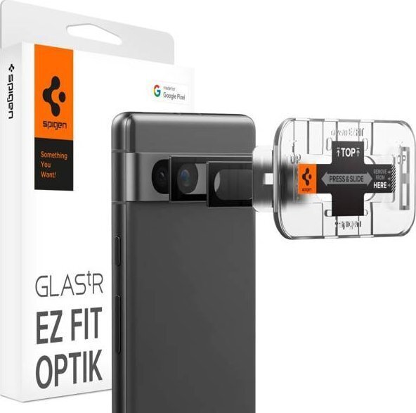 Spigen Optik.TR EZ Fit Camera Lens Protector kaina ir informacija | Apsauginės plėvelės telefonams | pigu.lt