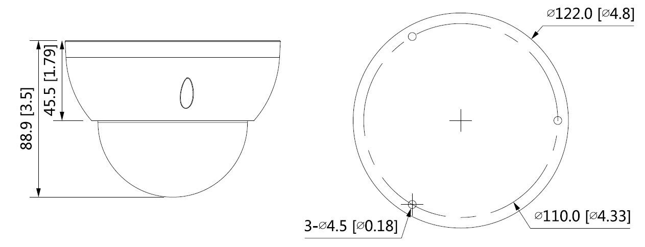 Antivandalinė IP kamera Dahua IPC-HDBW2841R-ZAS-27135 - 8 цена и информация | Stebėjimo kameros | pigu.lt