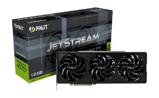 Palit GeForce RTX 4070 Ti JetStream (NED407T019K9-1043J) kaina ir informacija | Vaizdo plokštės (GPU) | pigu.lt