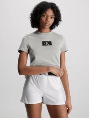 Marškinėliai moterims Calvin Klein 545664707, pilki kaina ir informacija | Marškinėliai moterims | pigu.lt
