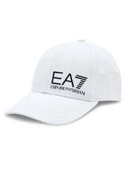 EA7 247088 CC010 11511 White Black 280546312 цена и информация | Мужские шарфы, шапки, перчатки | pigu.lt