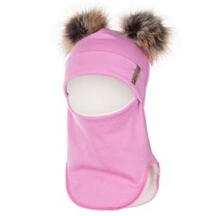 Шапка-шлем из шерсти мериноса Lenne Kiki 23592*182, тёмно-розовая цена и информация | Шапки, перчатки, шарфы для девочек | pigu.lt