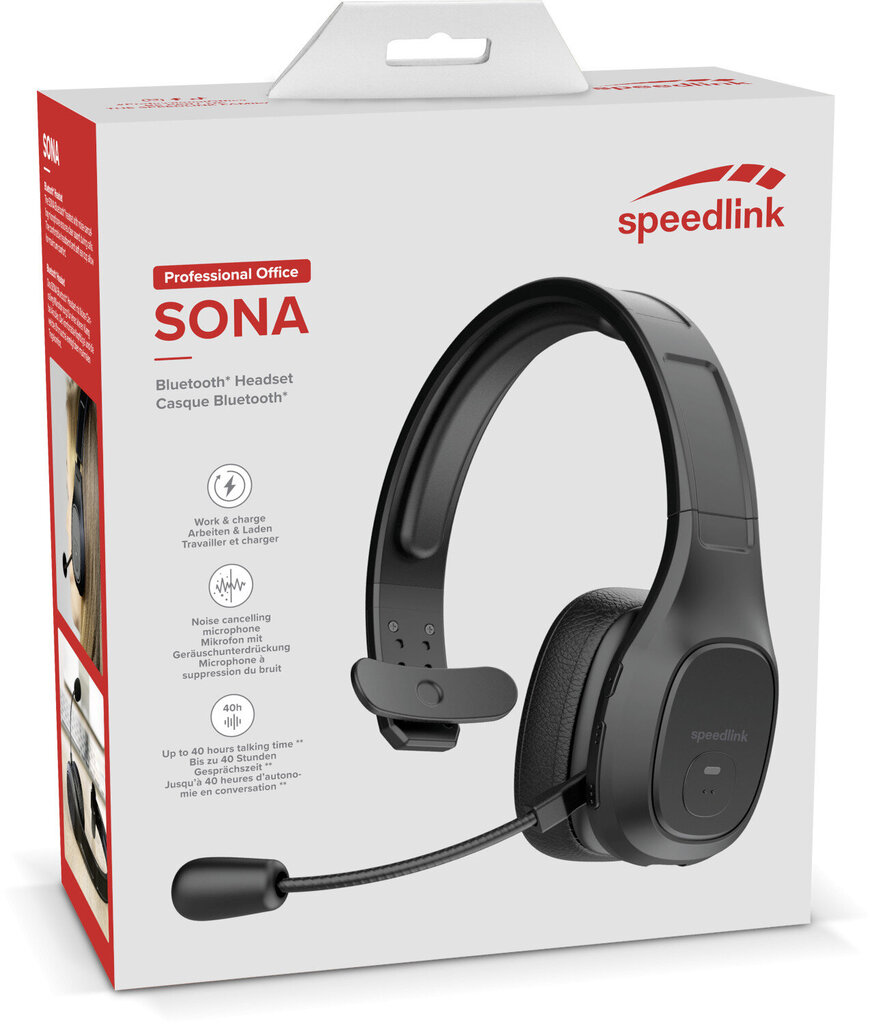 Speedlink SL-870300-BK kaina ir informacija | Ausinės | pigu.lt