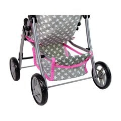 Lėlės vežimėlis Lean Toys, pilkas kaina ir informacija | Žaislai mergaitėms | pigu.lt