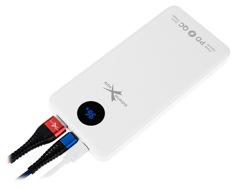 Extreme EPN10-W-PD 10000 mAh kaina ir informacija | Atsarginiai maitinimo šaltiniai (power bank) | pigu.lt